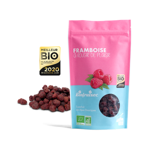 Framboises séchées bio, Biofruisec