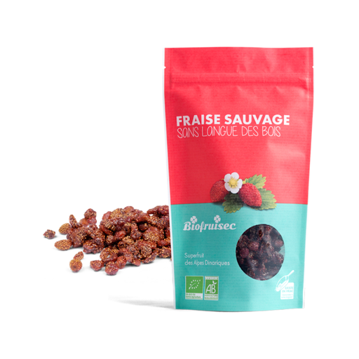 Fraises des bois sauvages séchées, Biofruisec