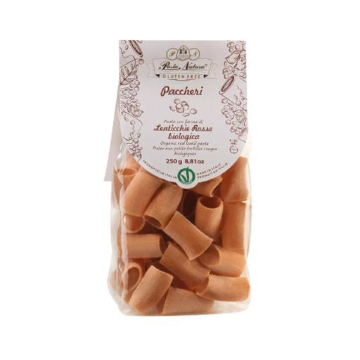 Paccheri Lentilles bio sans gluten, Pasta Natura